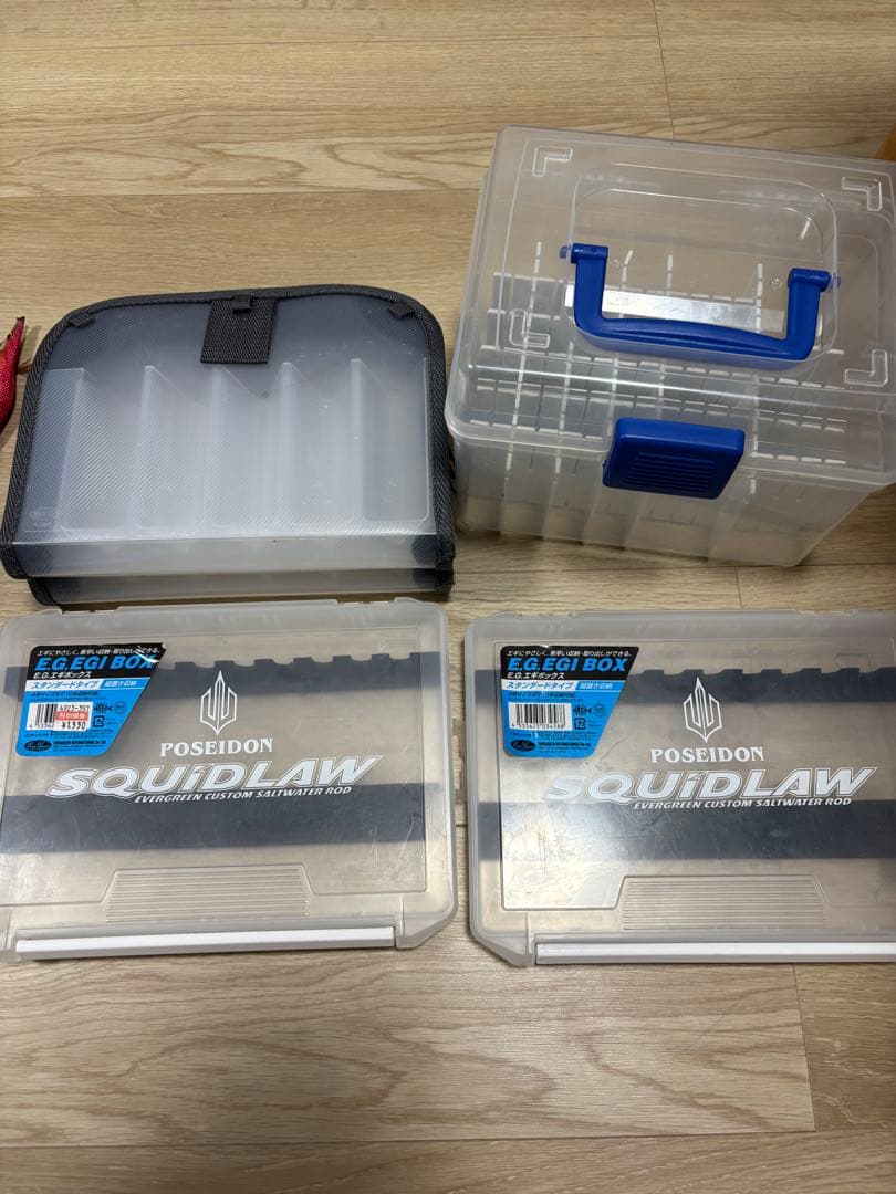 エギ・餌木セットとギャフ・ケースセット