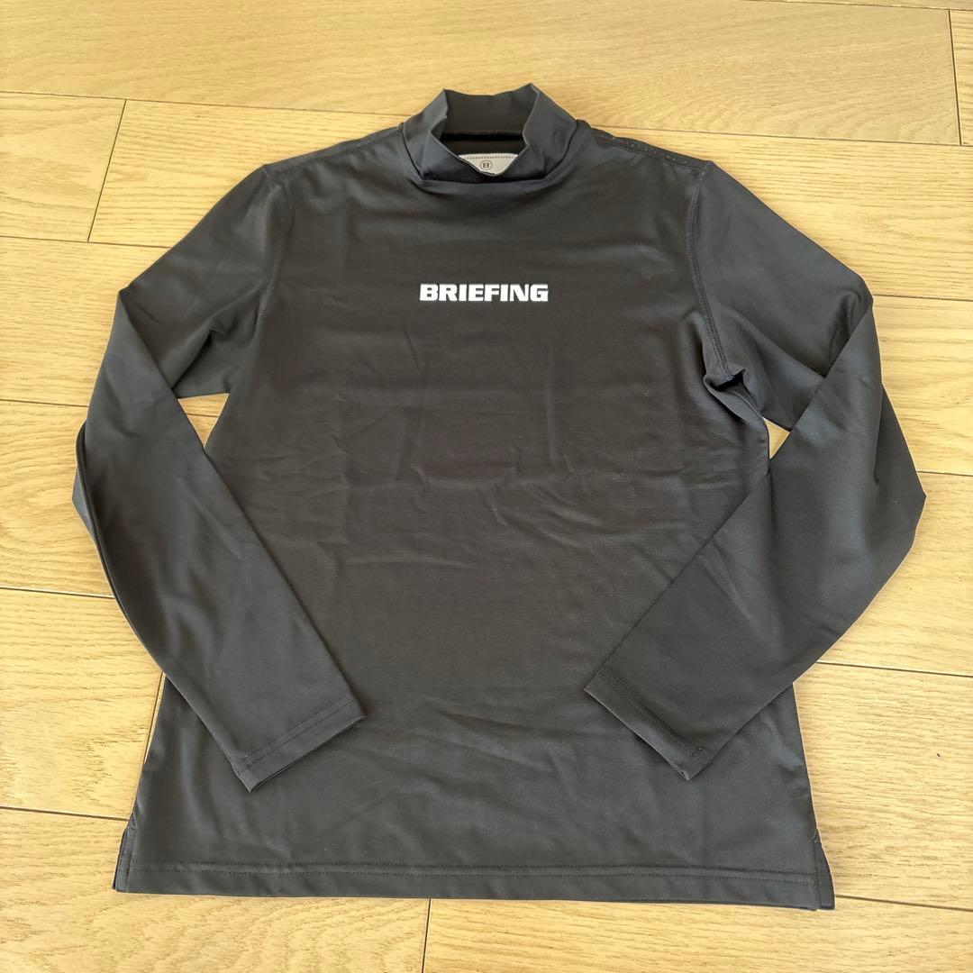 BRIEFING ブリーフィング　ブラック 長袖タートルネック S