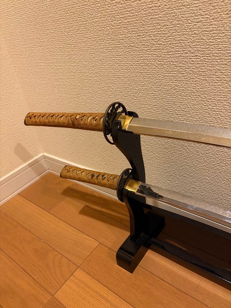 高級居合刀 黎銘穿 ＆ 高級模造刀 脇差 金虎龍