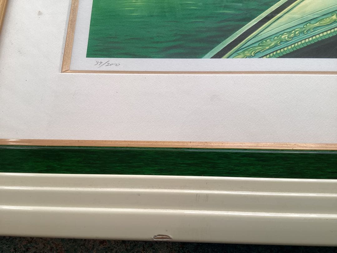 ディズニー　グリーンヴェニス塚本馨三　アート　絵画　シルクスクリーン　直筆サイン