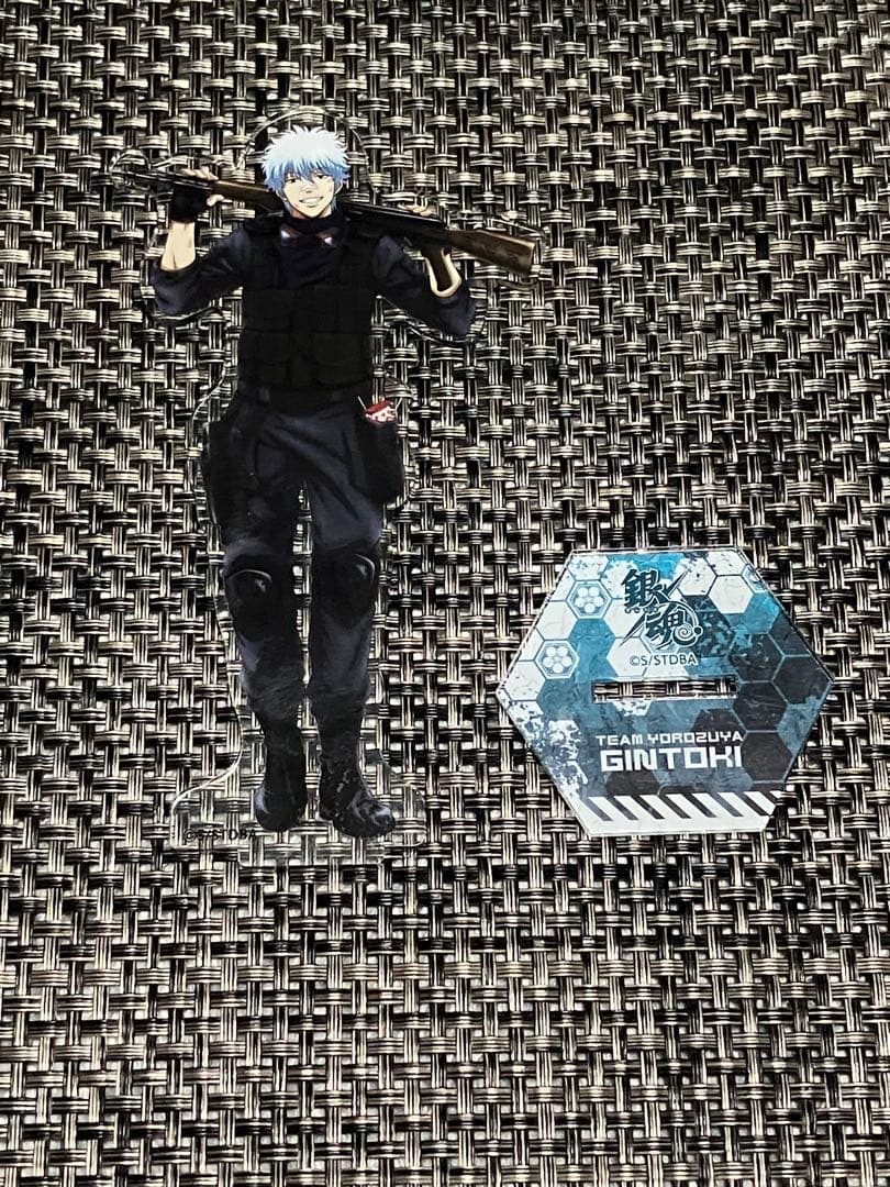 坂田銀時 サバイバルゲーム風 アクリルスタンド 銀魂 サバゲー