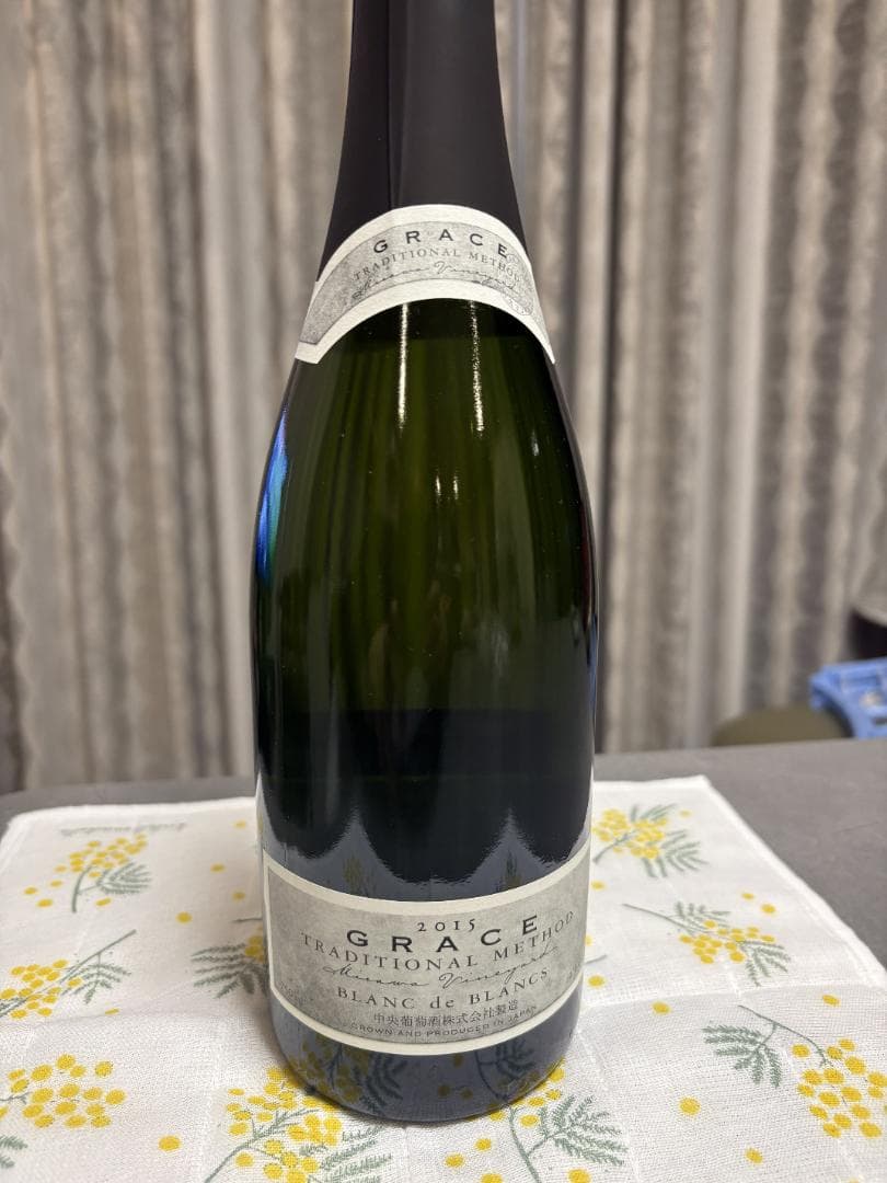 【キュヴェ三澤】グレイス ブラン・ド・ブラン 2015　瓶内5年熟成