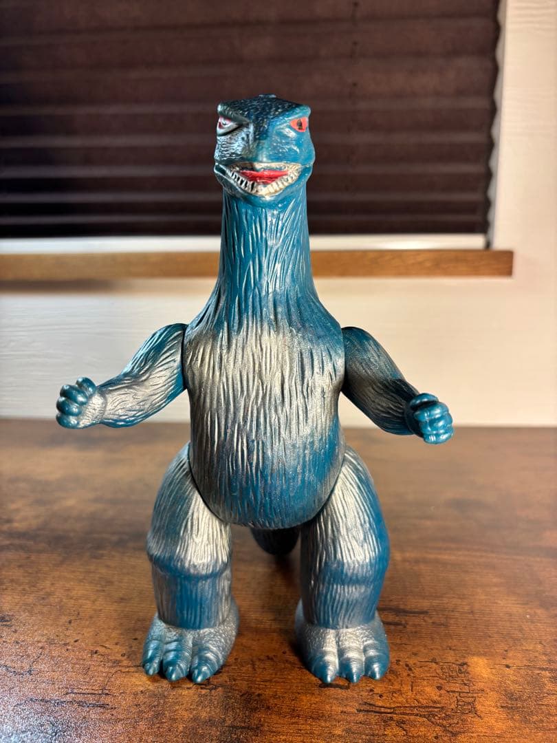 ブルマァク　ゴジラ　当時物　ソフビ　スタンダードサイズ　美品　シルバー多め