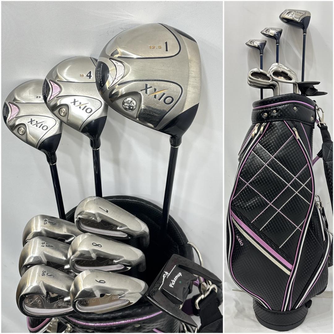 レディース右利き初心者用　ゼクシオ　5代目統一　ゴルフクラブセット　W-2652