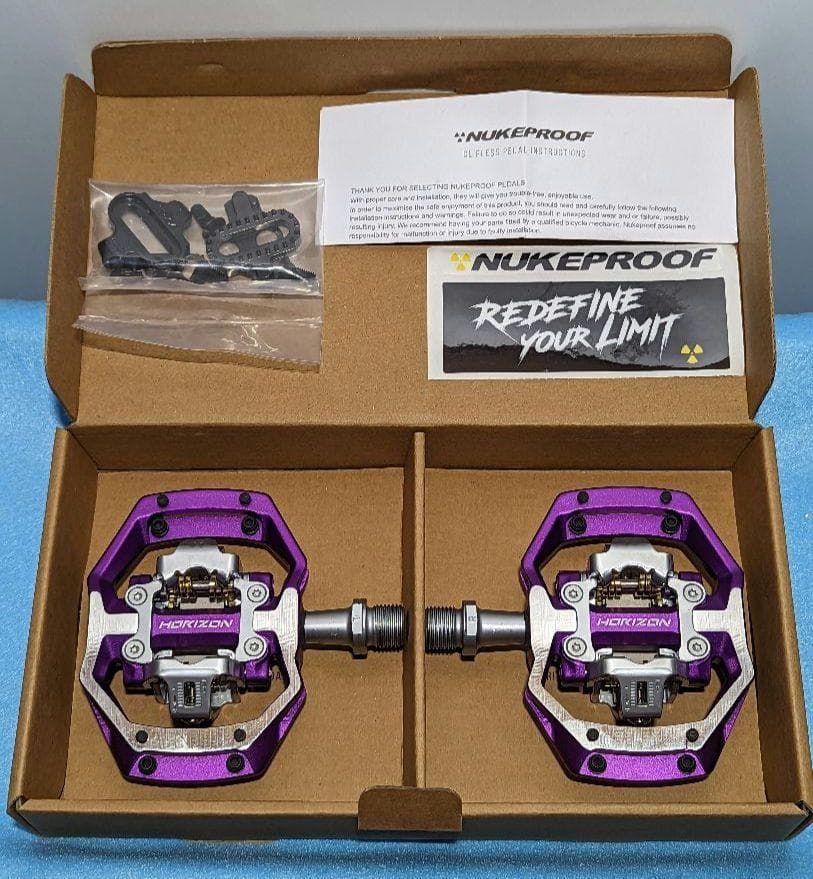 (SPD)nukeproof horizon CS ビンディングペダル パープル