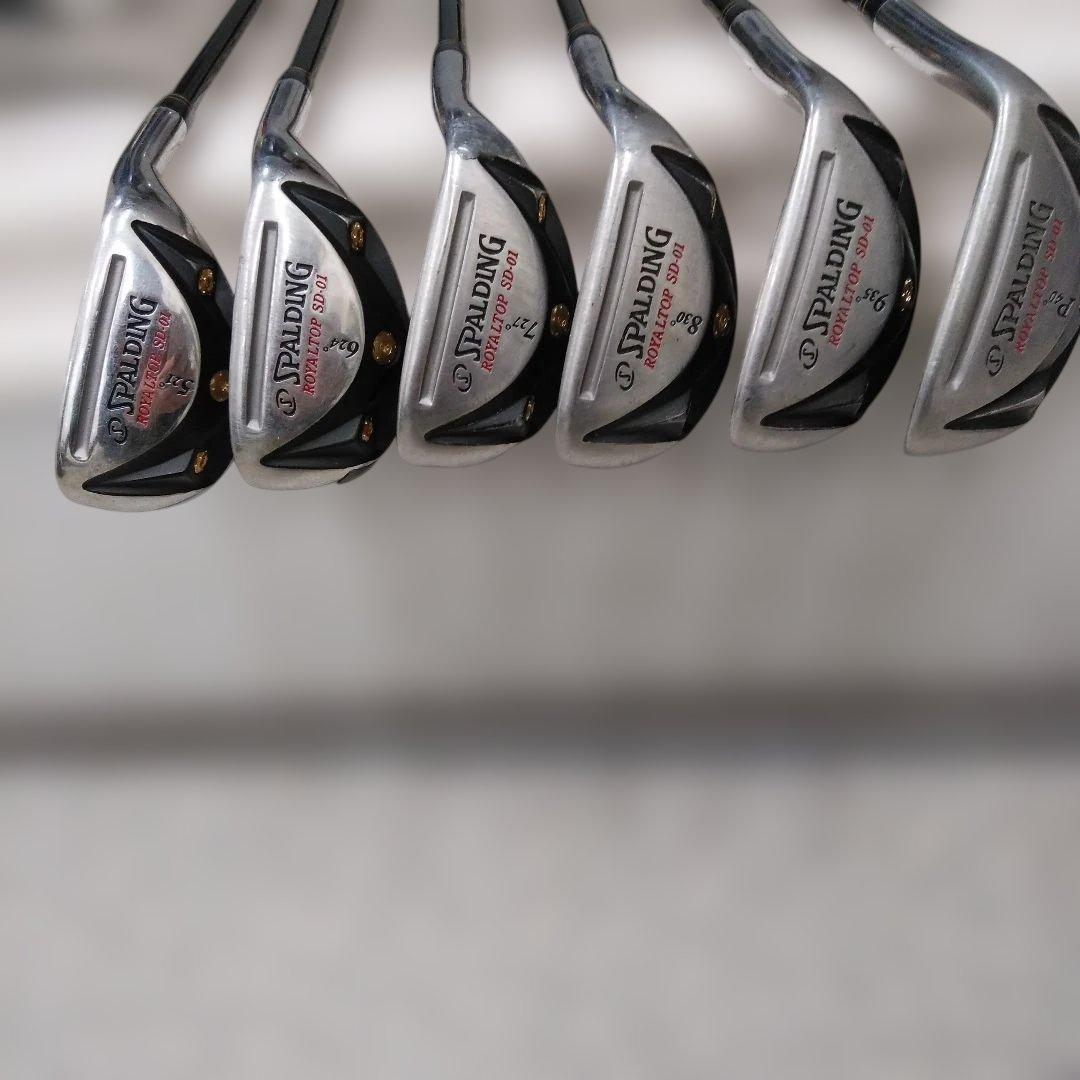 高反発スポルデングロイヤルトップSD-01ユーティリティタイプアイアンセット特価