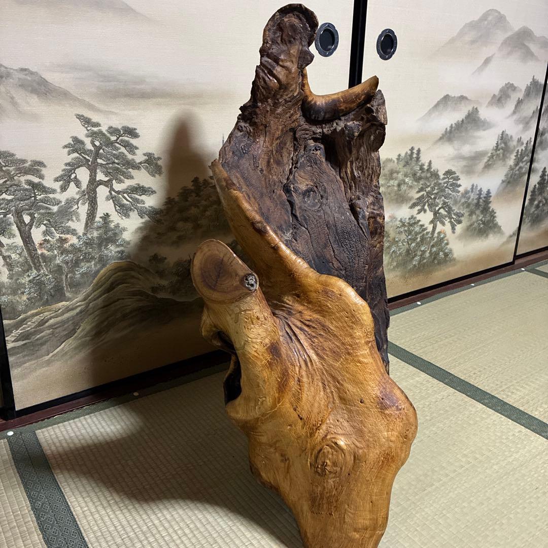 衝立☆天然木　自然木　玄関オブジェ