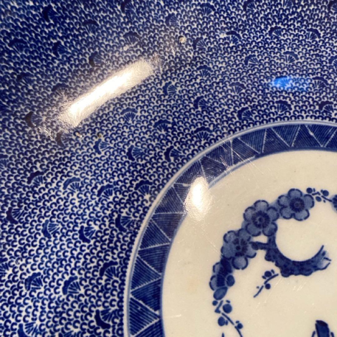 微塵唐草　大皿　尺5寸