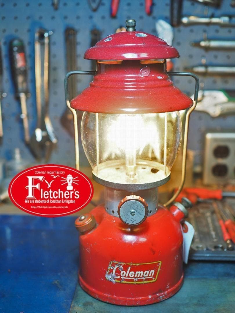 1958年5月 コールマン 200A ランタン（イエローボーダー）t72