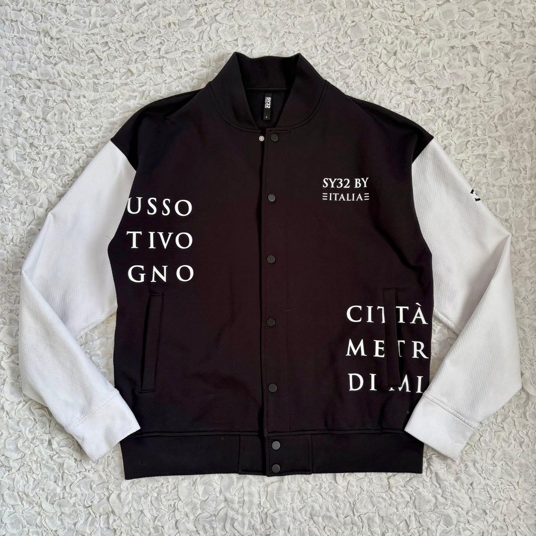 極美品 SY32 by sweet years SPIRAL KNIT ブルゾン