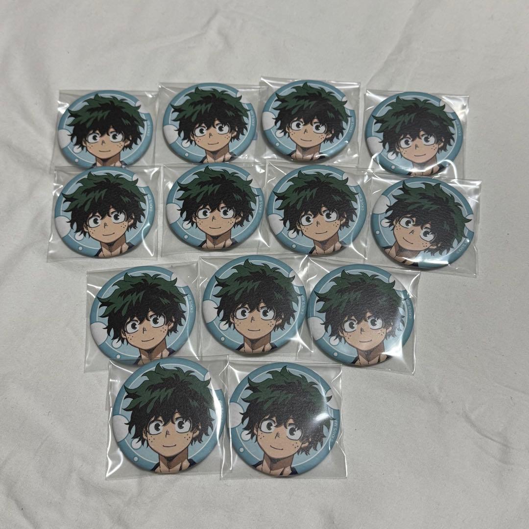 ヒロアカ 緑谷 極楽湯 第1弾 和紙風缶バッジ 缶バッジ まとめ売り