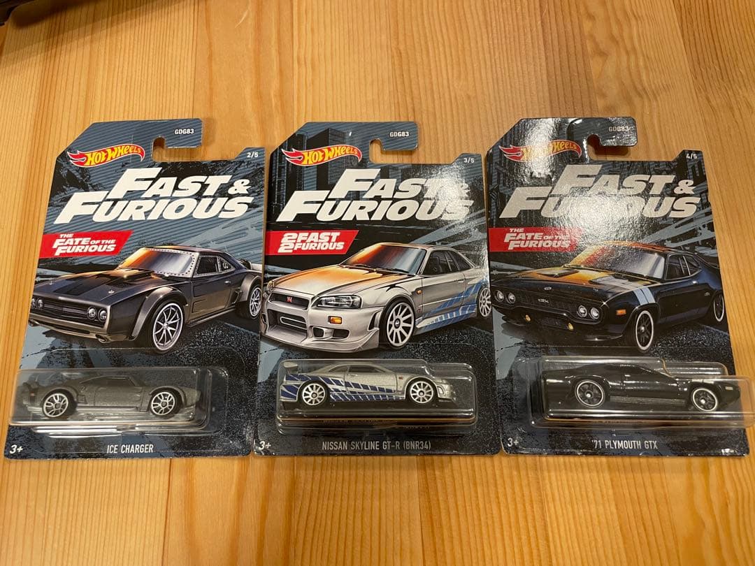 ホットウィール　ワイルドスピードFAST&FURIOUS BNR34