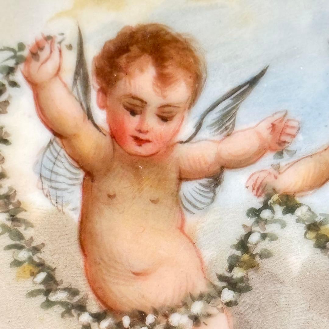 ドレスデン　カールティーメ工房　天使　コンポート