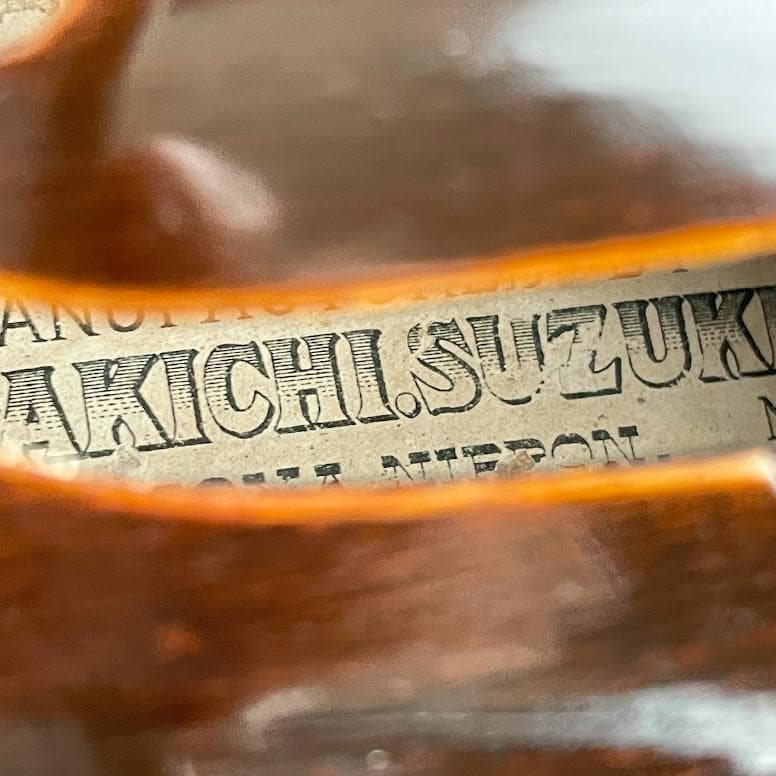 超希少■鈴木政吉 バイオリン■No.35 ラベル 4/4 1920年代