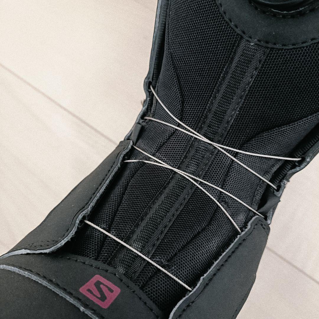 【美品】SALOMON SCARLET BOA 24.5cm