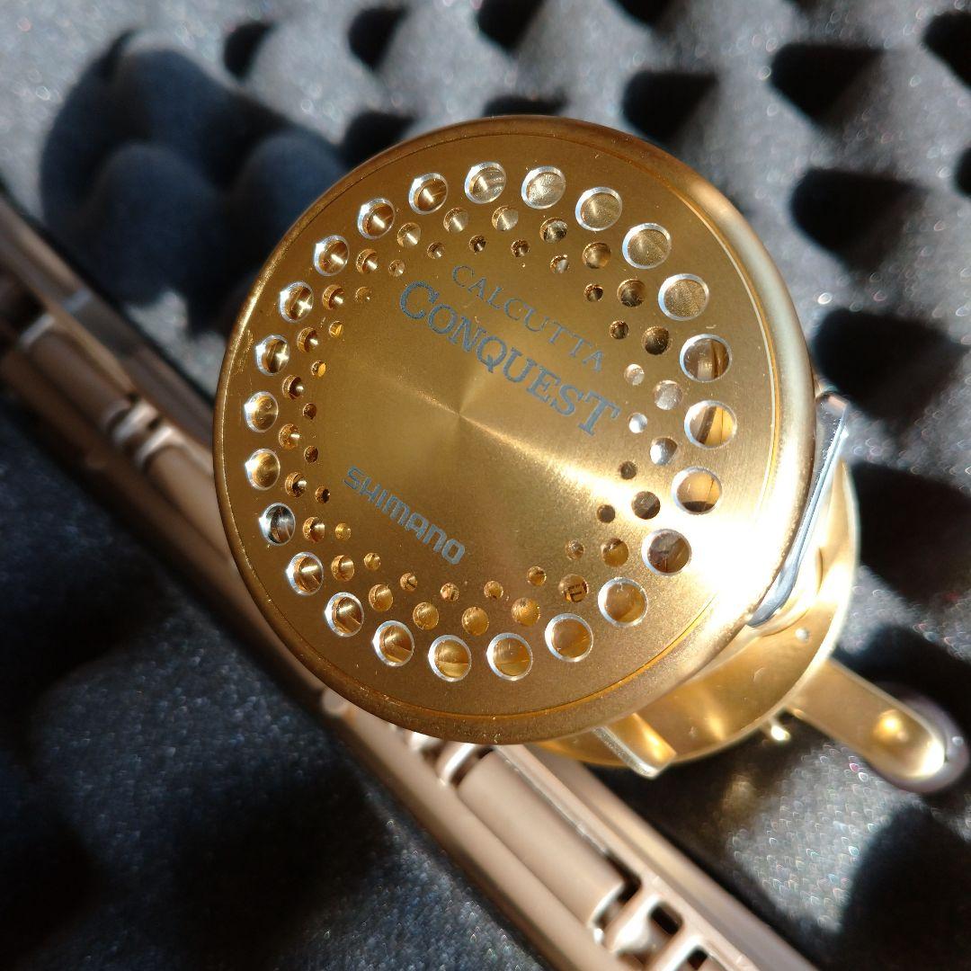 初代 カルカッタコンクエスト201 左巻き 極美品 カルコン201 シマノ