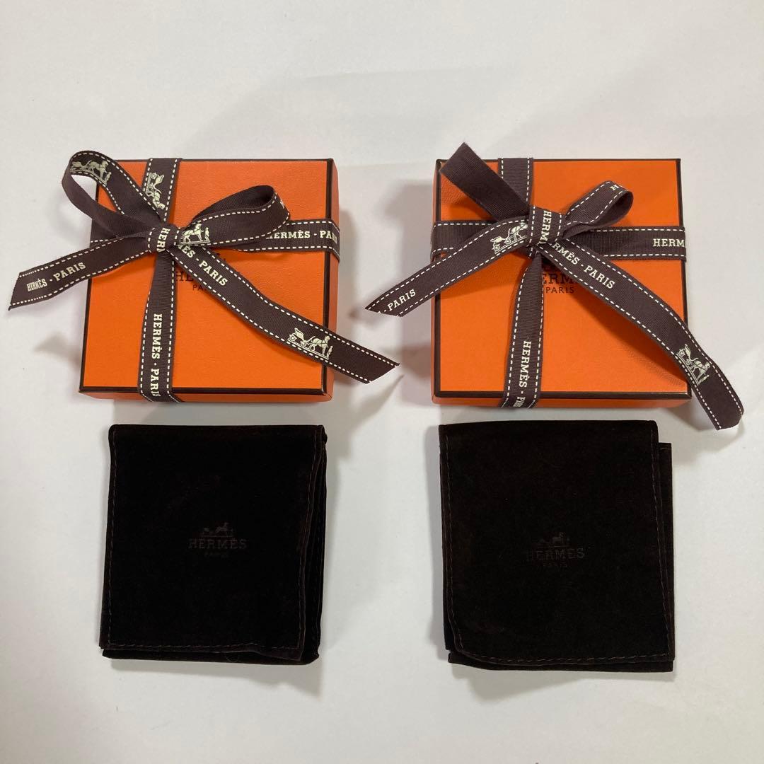 美品　エルメス　ブレスレットケース　2個セット　保存袋　空箱　アクセサリー入れ