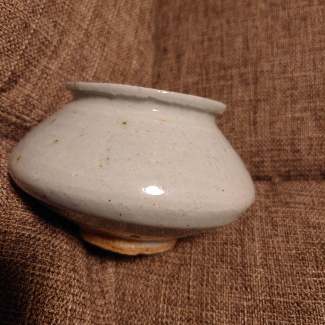 李朝白磁算盤玉形壺