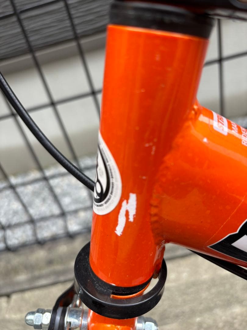 STRIDER 14x オレンジ バランスバイク レバー式ブレーキ