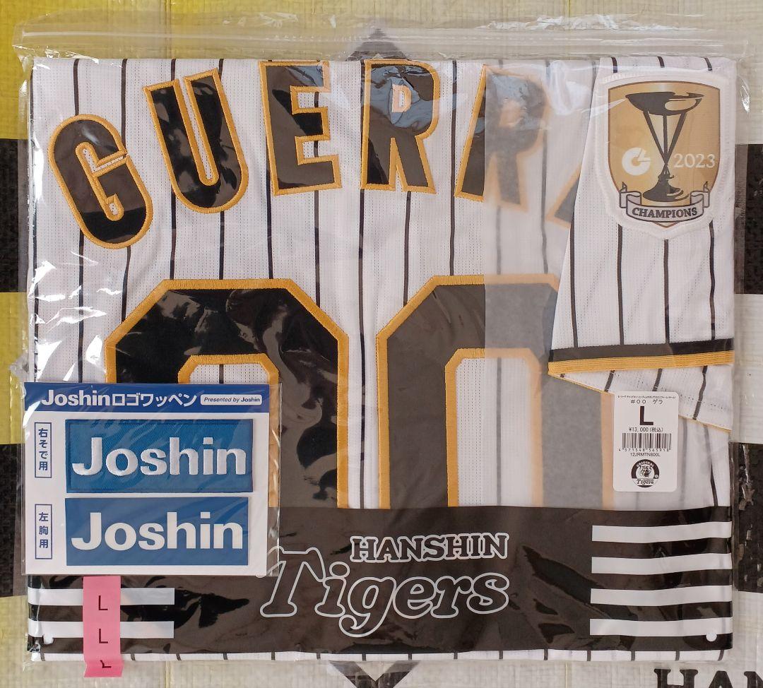 阪神タイガース チャンピオン・エンブレム付ユニフォーム J.ゲラ＃00☆新品☆Ｌ