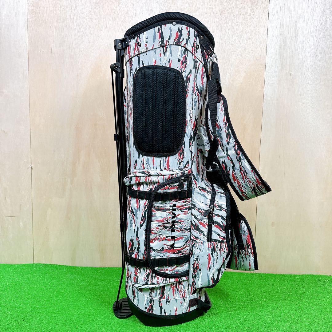 【極美品】 OAKLEY オークリー キャディバッグ スタンド式 軽量 カモフラ