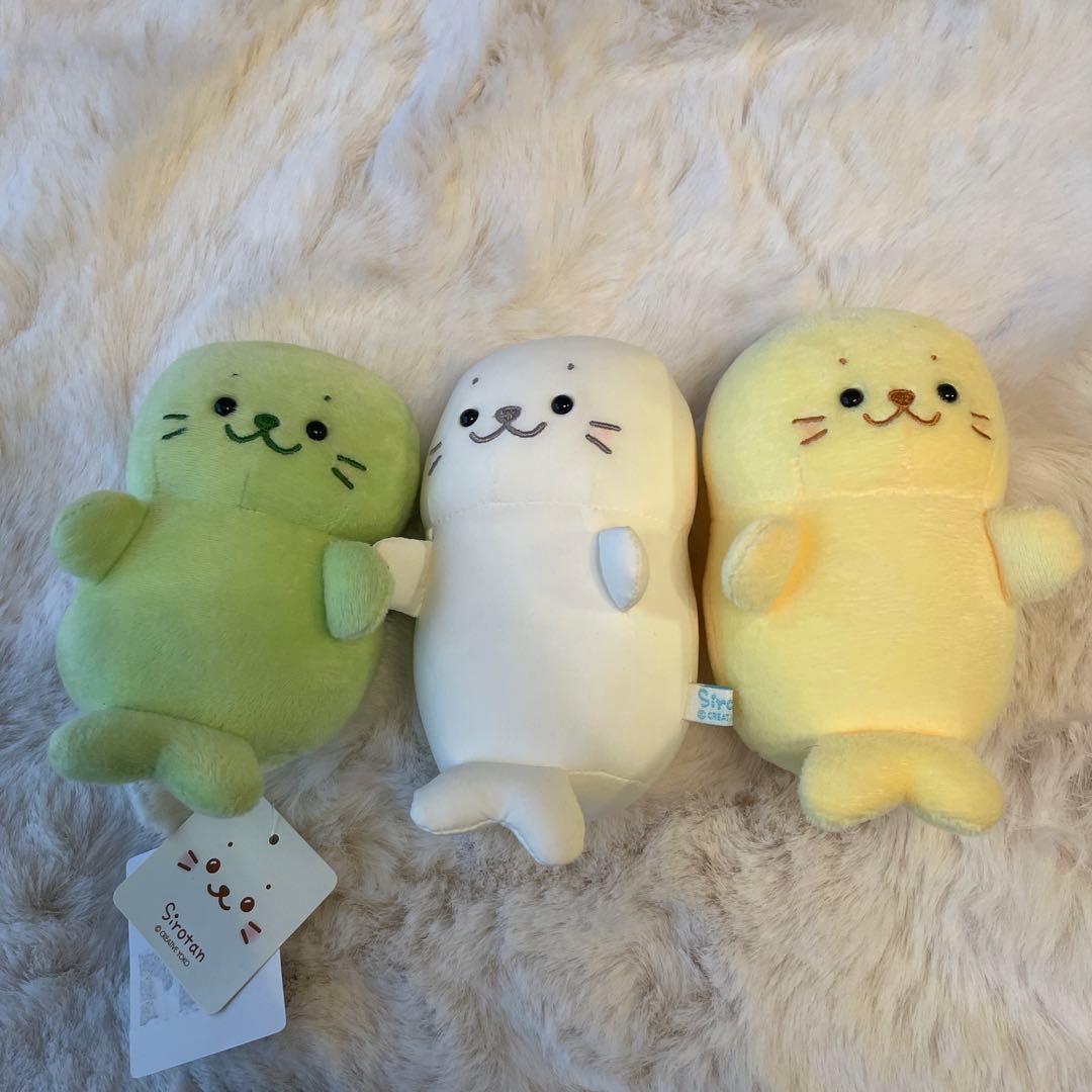 しろたん　ぬいぐるみ　ついてきちゃう　カラー　ひんやり　マザーガーデン