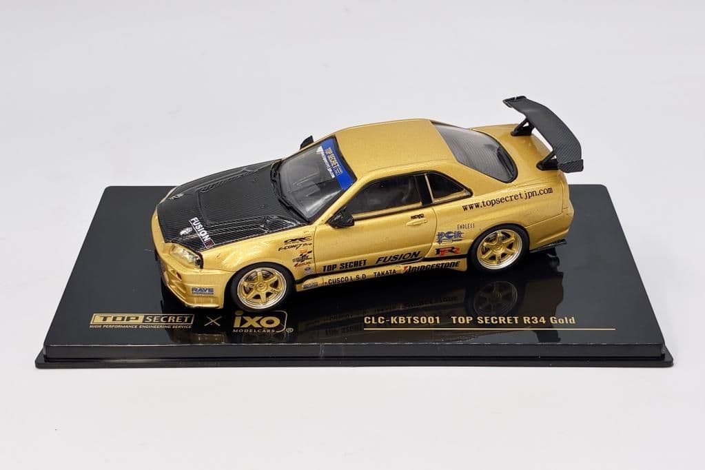 TOP SECRET R34 Gold 1/43スケールモデル