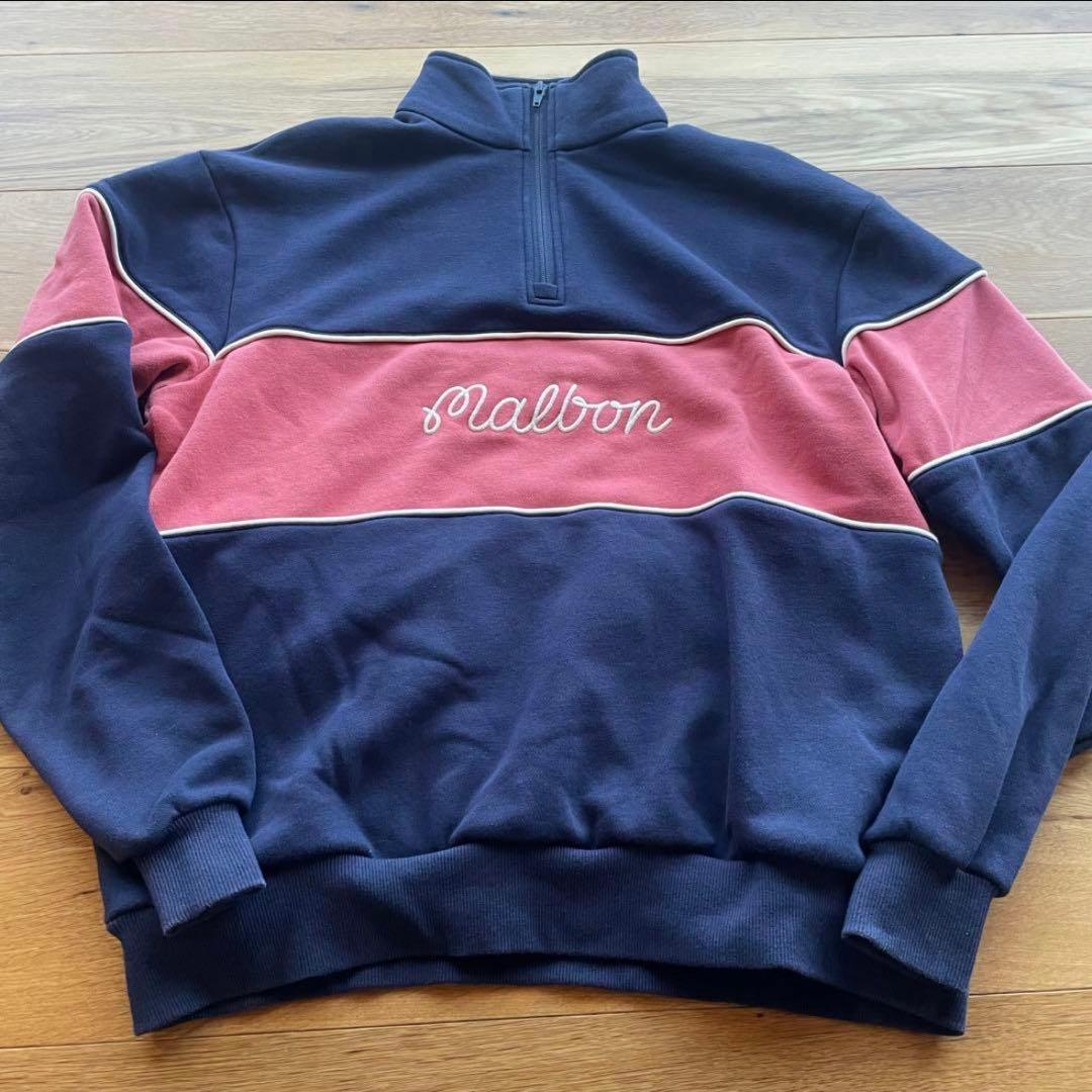 malbon golf マルボン collegiate pullover S