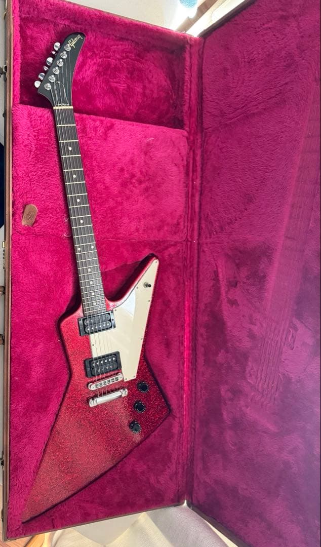 ギブソンUSA　エレキギター　レッドスパークル