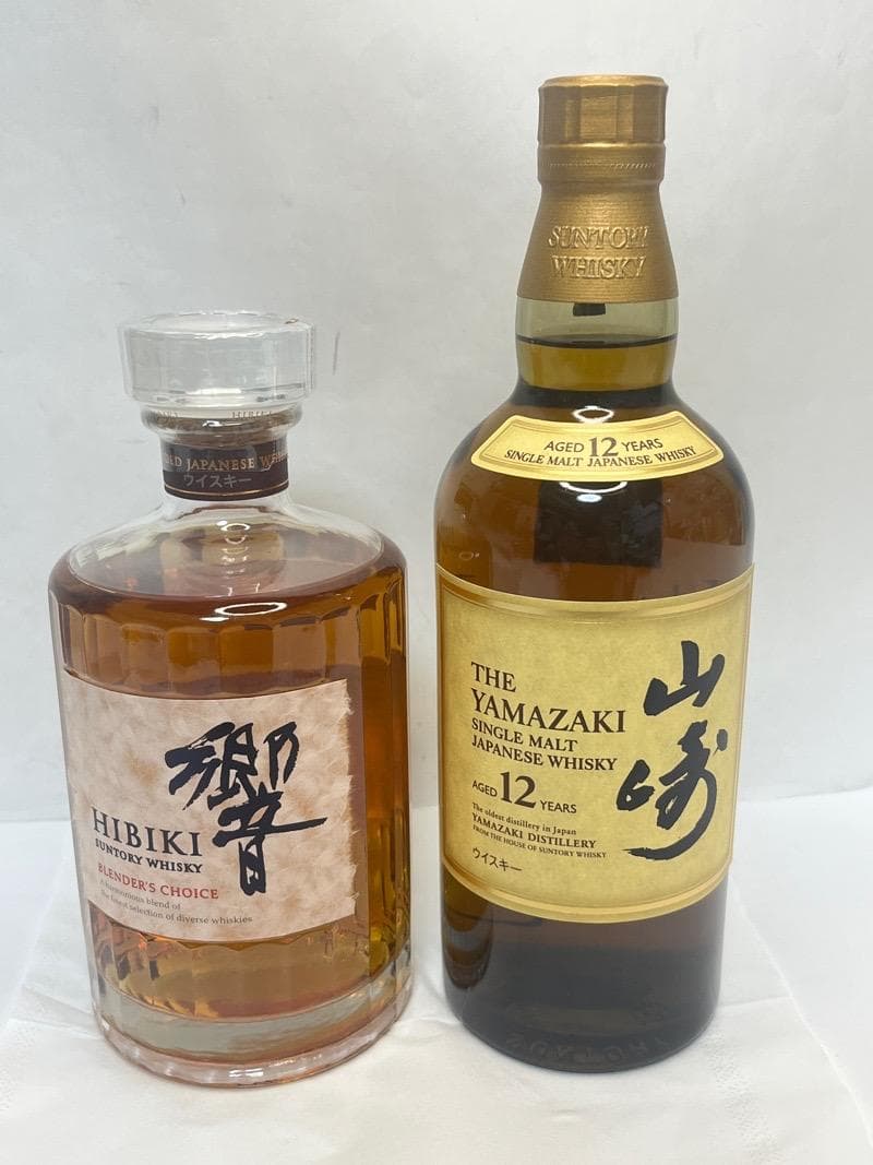 サントリー 山崎 12年　響 ブレンダーチョイス 700ml　2本セット