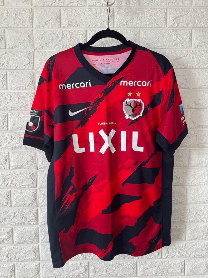 鹿島アントラーズ 2025 ホームユニフォーム 背番号40 鈴木優磨 XL