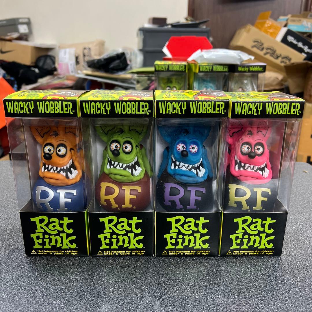 サ*ル様 定番ソリッドカラー　ラットフィンクボビングヘッド4体セット