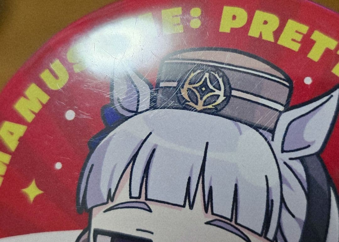 ウマ娘 ゴールドシップ 称号バッジ 勝負靴アクリルキーホルダー おまんじゅう他