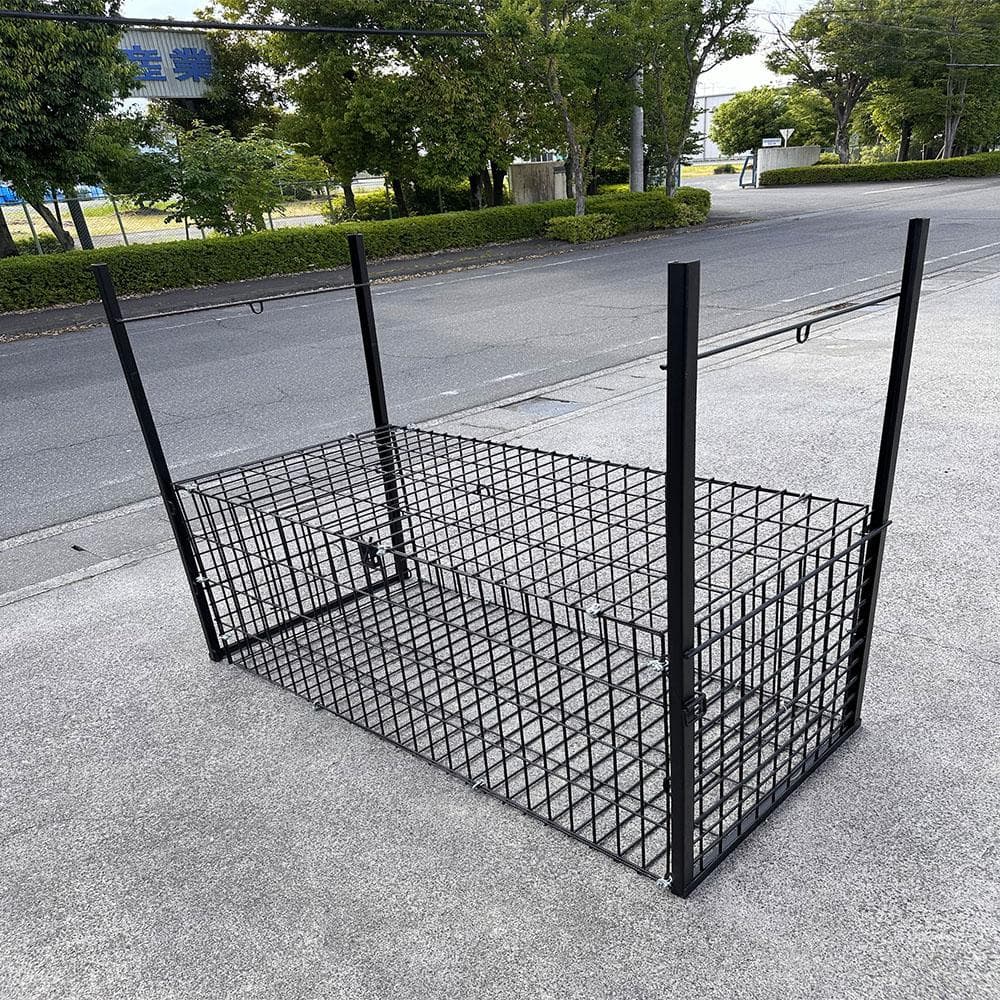 箱罠ミディアムサイズ【両扉 】奥深タイプ 160 x75x75cm（営業所止め）