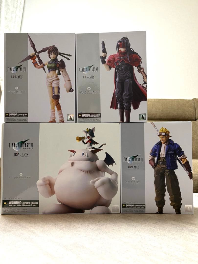 FF7 ブリングアーツ ユフィ ヴィンセント シド ケット・シー 4体セット