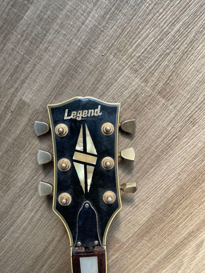 Legend ブラック エレキギター レスポールスタイル