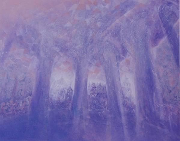 鎌苅登代子、【花の博覧会】、希少な額装用画集より、新品額装付