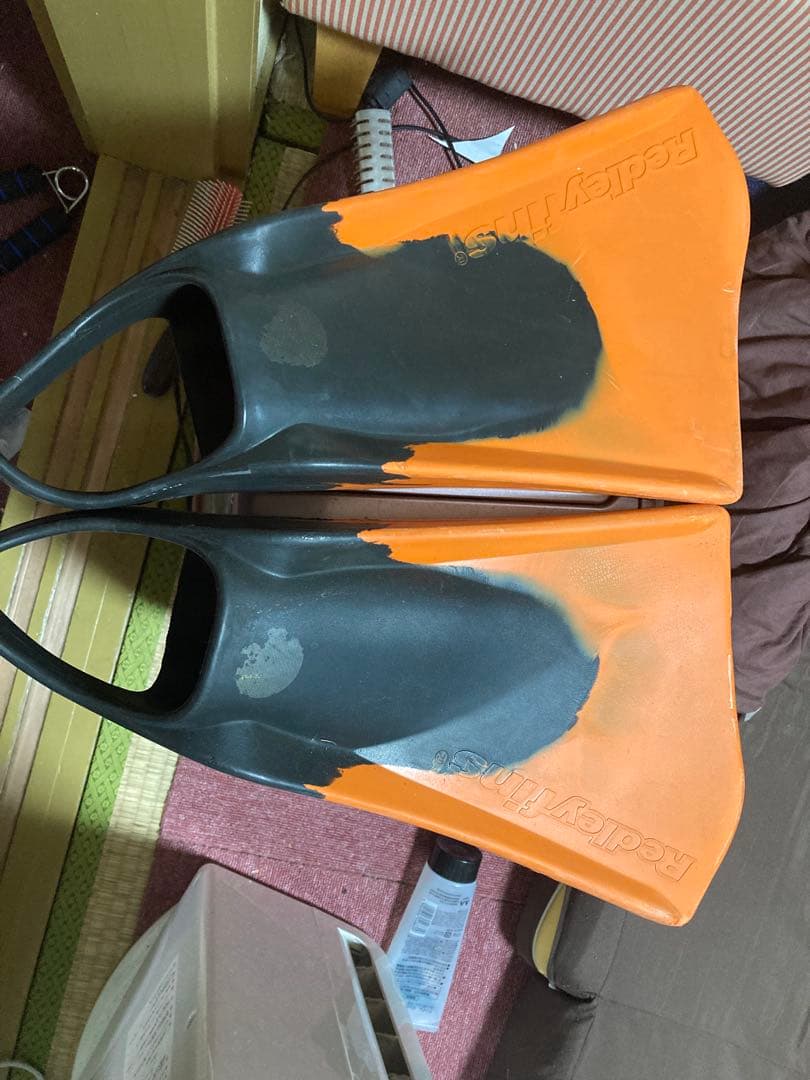 ボディーボードとフィンのセット