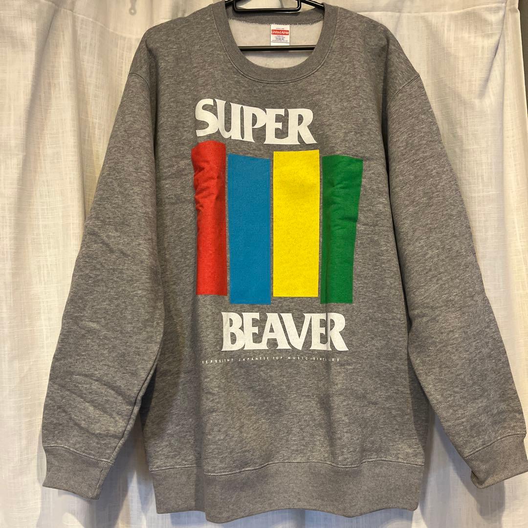 SUPER BEAVER トレーナー グレー