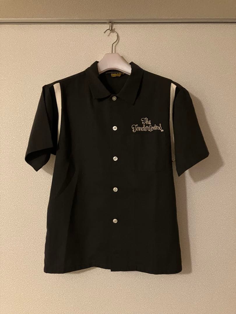 新品 Tenderloin ボウリングシャツ XS 黒 テンダーロイン キムタク