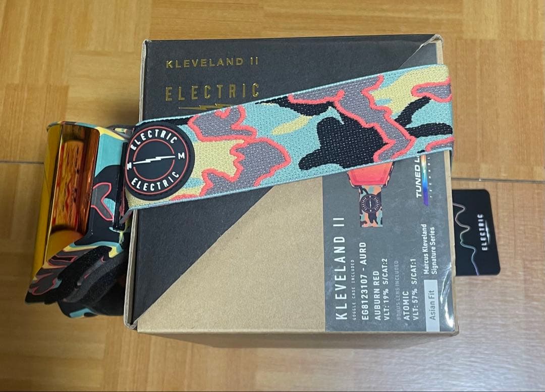 新品ELECTRIC KLEVELAND2 CAMOレンズとケース付41%OFF