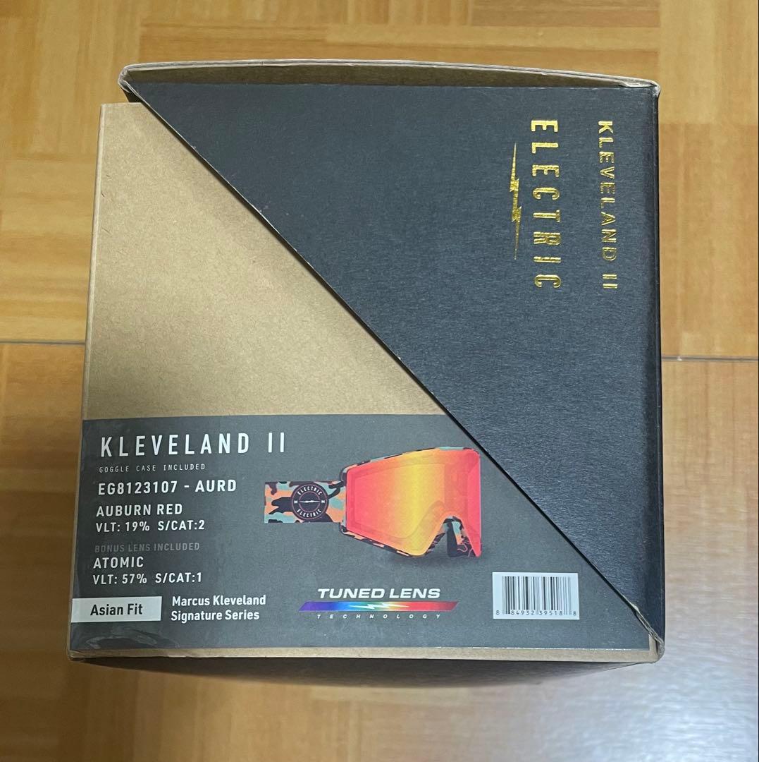 新品ELECTRIC KLEVELAND2 CAMOレンズとケース付41%OFF