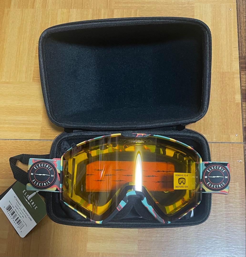 新品ELECTRIC KLEVELAND2 CAMOレンズとケース付41%OFF