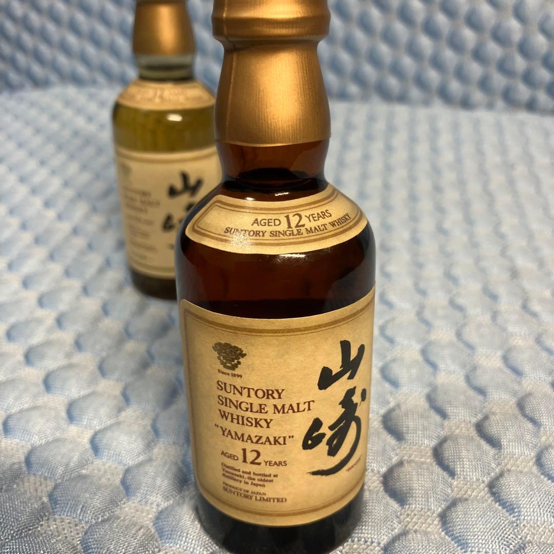 (no.140)山崎12年 響マーク　旧透明ボトル・金キャップ　未開封　美品