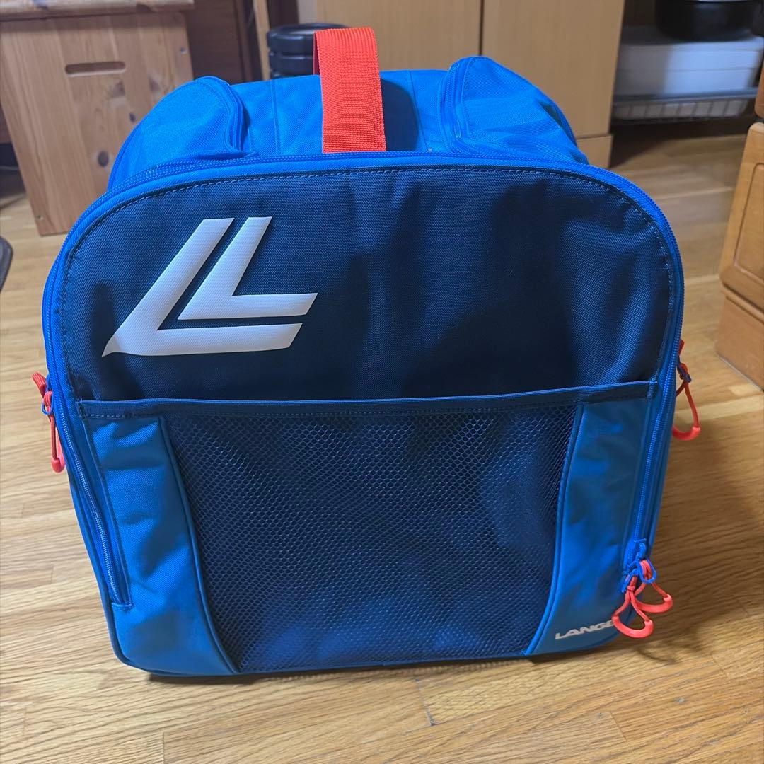 LANGE スキー用バッグ 中型 青/オレンジ
