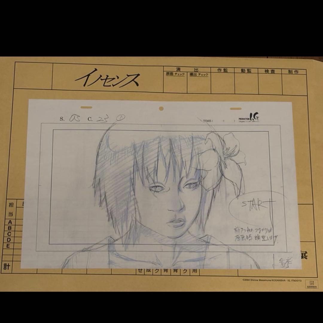 【超美品】攻殻機動隊展　複製原画　草薙素子　セル画