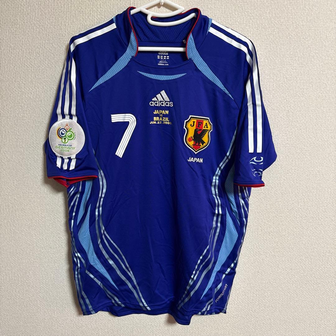 日本代表　中田英寿　2006年　オーセンティック　ユニフォーム　ブラジル戦
