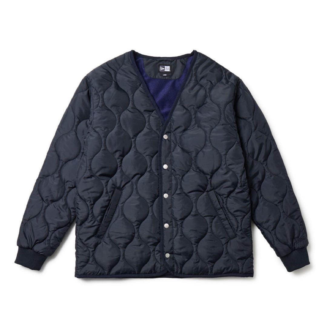 ニューエラゴルフ インサレーテッドキルティング セットアップ ネイビー M