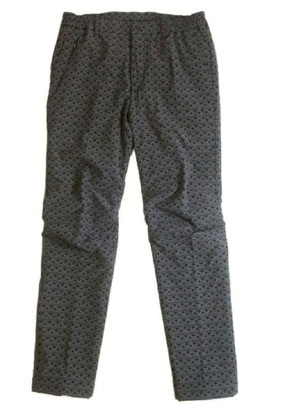 23区GOLF ゴルフ 撥水 高保温 総柄 中綿入ストレッチ ナイロン パンツL