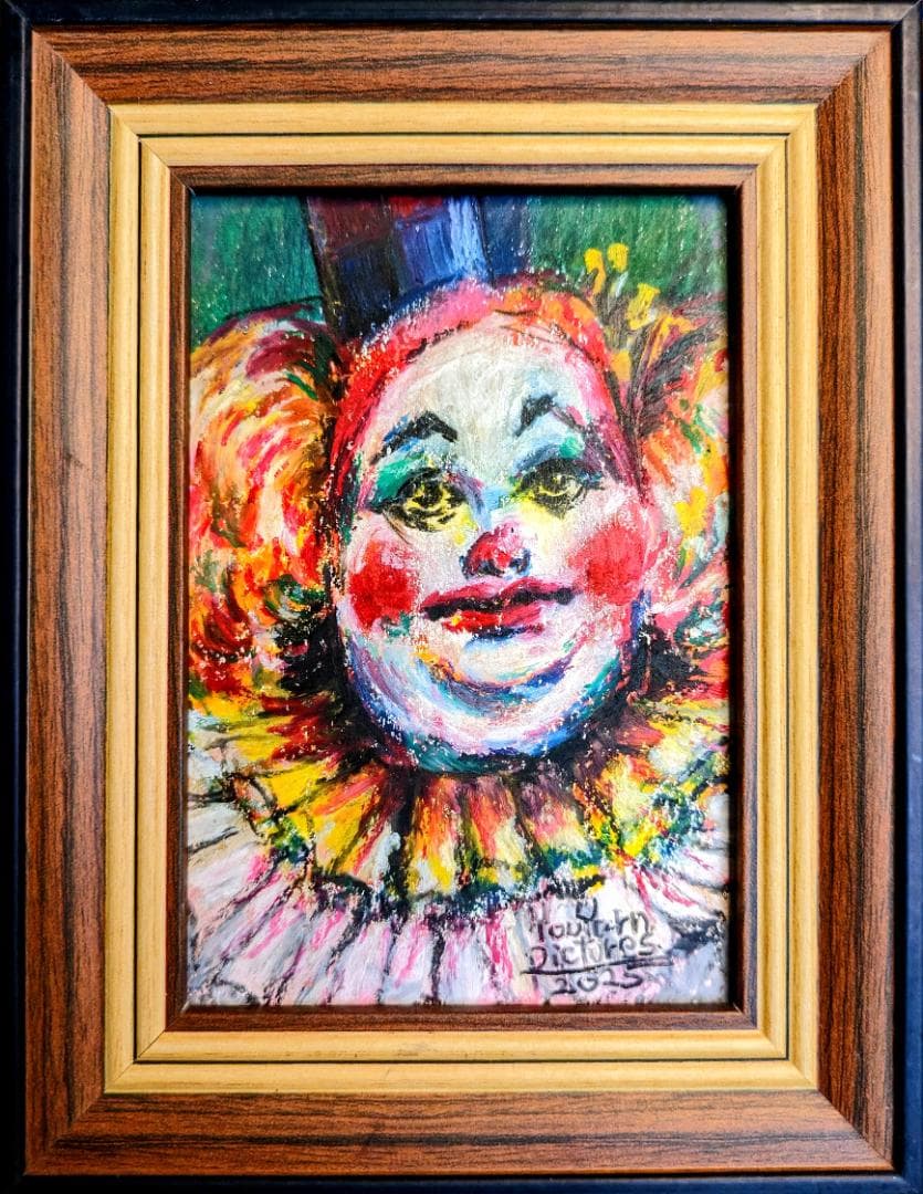 【松崎祐哉】「Party Clown」■東京藝大卒■真作1点物